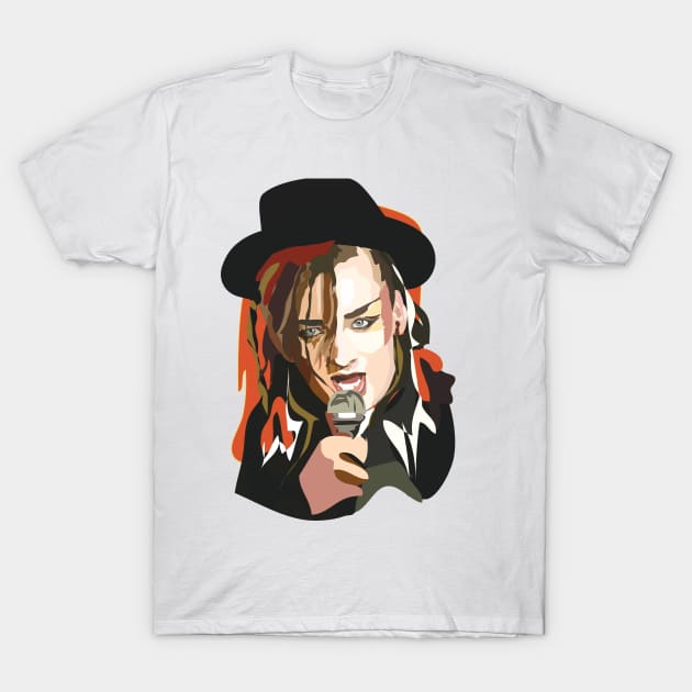 Boy George T-Shirt by annamckay